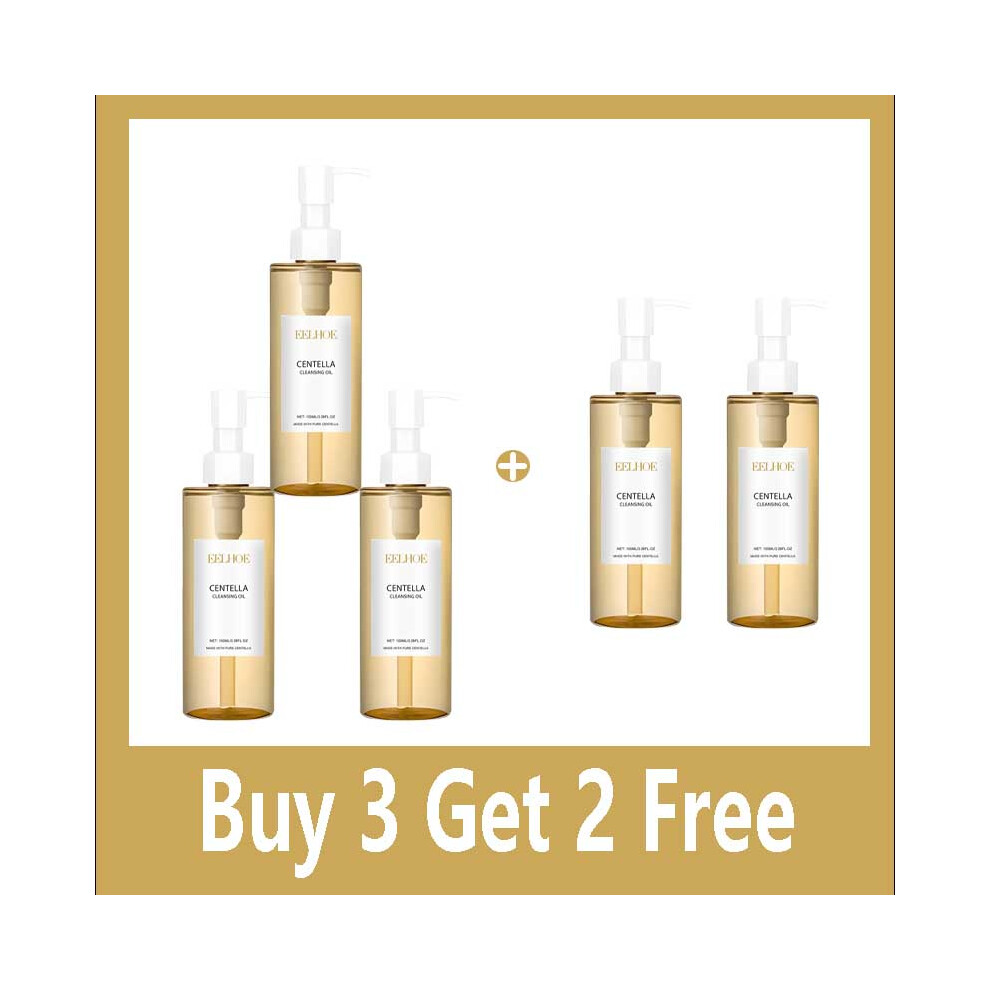 (Buy 3 Get 2 Free) Cleansing Remover Oil Facial Makeup Remover Moisturizing Face Refresher Cleaning Centella Asiatica Extract Vitamin