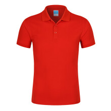 (CSJD001359, S) POLO shirt Men's Solid Color Short Sleeved top Team Clothing Customization Red Orange and Other Colors Customization Own Brand