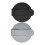 Salad Vinaigrette Cap Replacement Leak Resistant Flexible-Black 2