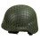 Rede tática para capacete, feita de nylon resistente, compatível com capacetes M1, M35 e M88. Leve e robusta, com alça elástica ajustável para 8