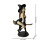 Witch Sculpture With Broomsticks Handcrafted Resin Figure 3