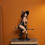 Witch Sculpture With Broomsticks Handcrafted Resin Figure 4