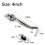 Solid Thick Stainless Steel, Decorative Practical Latches, Easy To Install Cabin Lock For Windows, Low Profile Security With Wide Range Applications, 3