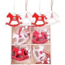 Decoração de Natal Vintage para Casamento, Pingente de Rena e Boneco de Neve Natalino 3D de Resina de Alta Qualidade, Decoração de Árvore de
