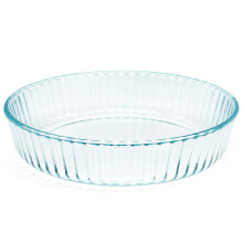 10 Inch Deep Glass Pie Dish for Baking, Clear DeepDish Baking Pan, DishwasherSafe