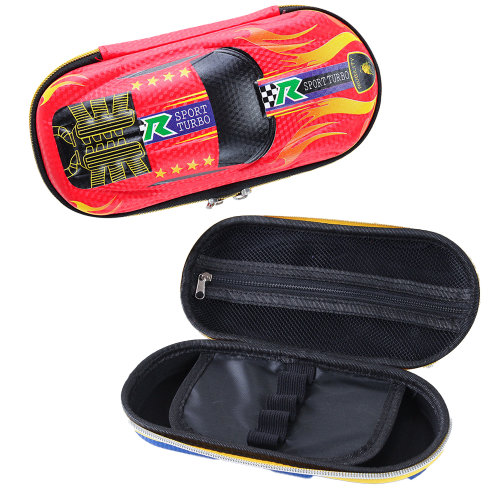 Θήκη για μολύβια με σχέδιο Supercar, αντικραδασμικό υλικό EVA για αγόρια και κορίτσια, 2