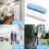 Porta spazzolini portatile, design resistente e leggero per Oral-B e Philips Sonicare (2 pezzi, blu e bianco) 7
