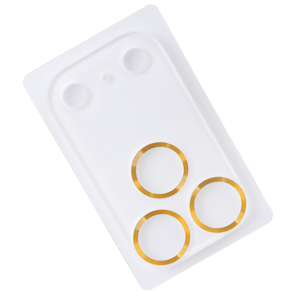 Camera Lens Guard Corrosion Resistant Phone Camera- Gold 7704000457392