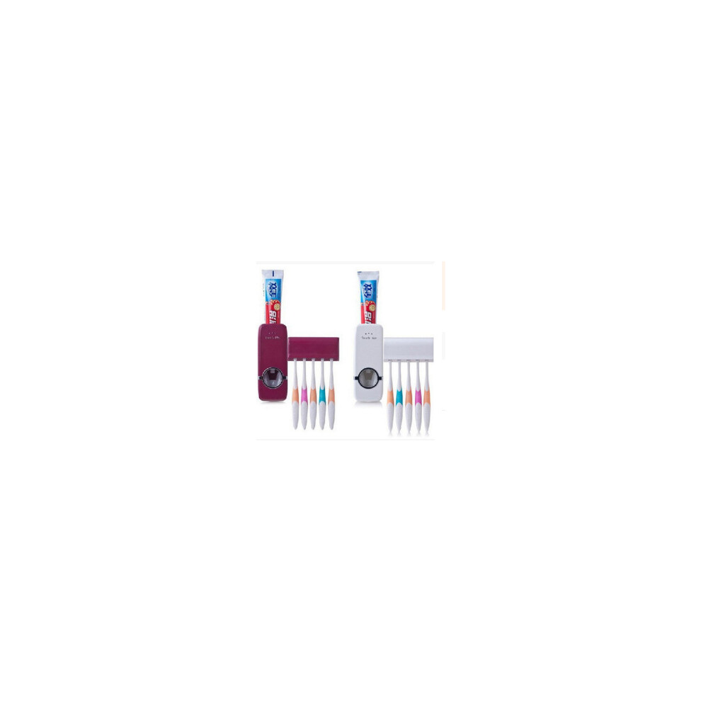 Automatic Toothpaste Dispenser For Bathroom, Non-Contact Squeezer Ensures Hygiene And Convenience, Wall Mounted Toothbrush Holder Saves Space And Prom 9436597811926