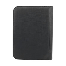 Pasta para cartas colecionáveis com proteção de arquivo, proteção premium com zíper para álbuns de TCG, material sem PVC com bolsos laterais,