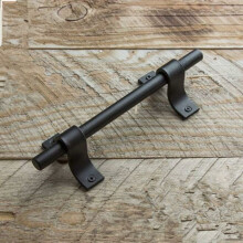 Aluminum Alloy Sliding Door Handle, High Quality Zinc Construction For Longevity, Stainless Steel Drawer Pull With Matte Black Finish For Interior Ext