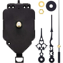Quarz-Wanduhrwerk als Ersatzteil, langlebig, leiser Mechanismus für handgefertigte und dekorative Uhren, springende Sekunde, batteriebetrieben