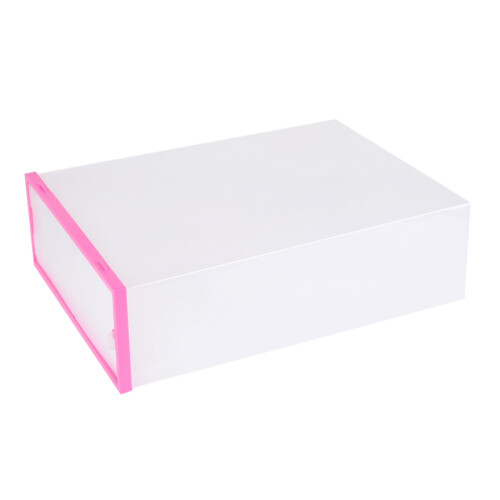 Transparent Plastic Shoe Storage, Protective Dustproof Shoe Case Foldable Stackable Shoe Boxes For Your Closet 1