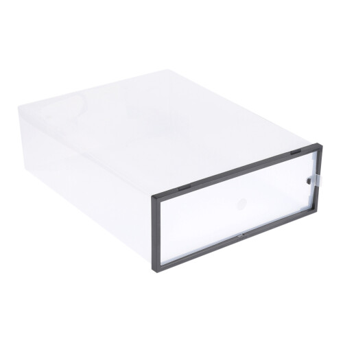 Foldable Stackable Shoe Boxes, Protective Dustproof Shoe Case Transparent Plastic Shoe Storage For Your Closet 2