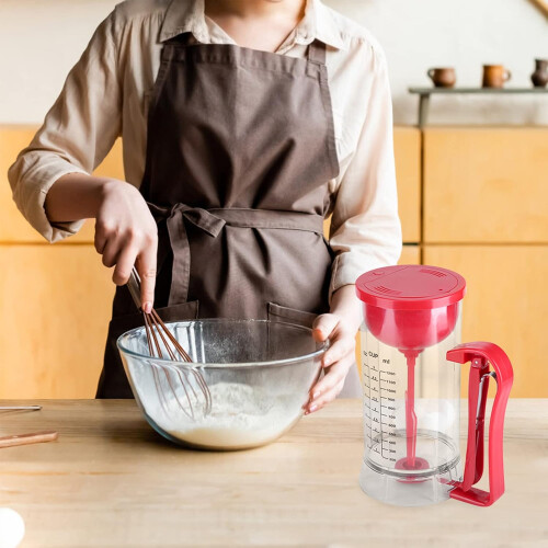 Cordless Electric Pancake Batter Dispenser 1200ml with Automatic Mixing and Precise Portion Control 2