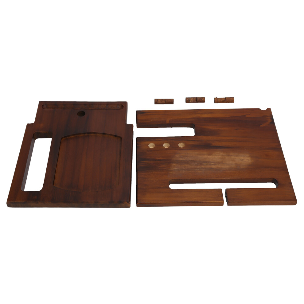 Multifunctional Nightstand Organizer, Wooden Phone Docking Station With Charging Station For Men, Sturdy Wood Material Gifts For Men With Wide Applica 9436597838039