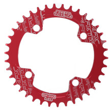 Smal breed kettingblad voor fiets, 104BCD kettingblad met positief-negatief tandontwerp, lichtgewicht aluminiumlegering enkel kettingblad voor