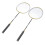 Badmintonschläger aus Legierung, 2er-Set, leichte 9