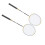 Badmintonschläger aus Legierung, 2er-Set, leichte 7