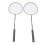 Badmintonschläger aus Legierung, 2er-Set, leichte 2