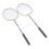 Badmintonschläger aus Legierung, 2er-Set, leichte 4