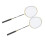 Badmintonschläger aus Legierung, 2er-Set, leichte 5