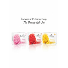 (SET OF 3) 1 Enchanteur Romantic Soap, 1 Enchanteur Enticing Soap & 1 Enchanteur Charming Soap (The Beauty Gift Set)