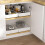 Kitchen Drawer Organizer Pull Out Cabinet Rack with Under Shelf Storage Baskets Space Saving Design 3