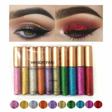 10pc Glitter Shine Eyeliner Pen Makeup Eye Liner Pencil Liquid Diamond Sparkle