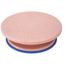 Pottery Wheel Cake Decorating Turntable with Smooth 360 Rotation and Durable Cast Iron Base 27.5cm