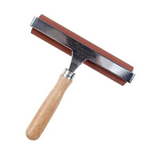 Rubber Brayer Roller with Wood Handle for Block Printing, Stamping, and Printmaking (1/3 Pcs Set)