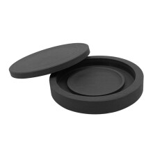Chinese Calligraphy Ink Stone with Round Lid for Ink Retention and Painting Practice