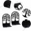 Βιβλιοστάτες βαρέως τύπου με μεταλλικό σχεδιασμό σε σχήμα L, μεταλλικοί 3
