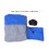 Ρυθμιζόμενες ιμάντες δέντρου, ανθεκτική αιώρα πλάτης - Έκδοση γκρι & ανοιχτό μπλε 8