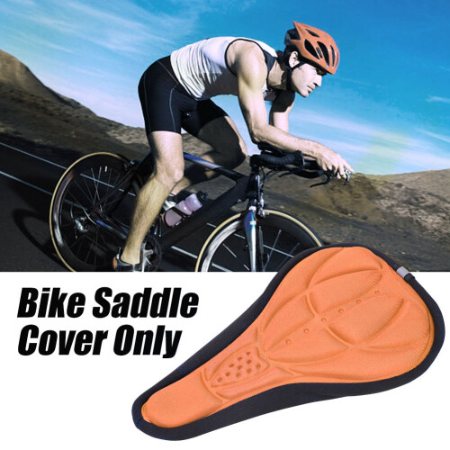 Capa de selim de bicicleta com design ergonômico côncavo, macia e acolchoada com espuma absorvente de impacto, respirável e confortável para a 1