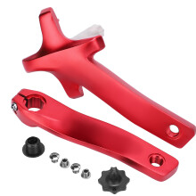 Vevarmssats för mountainbike Lätt aluminiumlegering Hög axiell styrka Med vevlagersats och kedjekransbultar Universell passform Premiumkvalitet