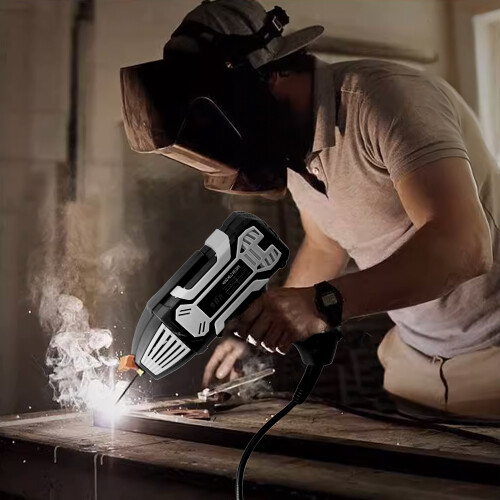 Living And Home Portable Handheld Welder with IGBT Inverter & 5 Variable Current Adjustment, Black+Grey 1
