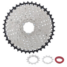 Versnellingscassette voor mountainbike en racefiets, compatibel met Shimano en Sram. Hoogwaardig staal, lichtgewicht ontwerp, vernikkelde afwerking,