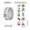 Creative Chemistry Themed Stickers Adhesive Decals For 3