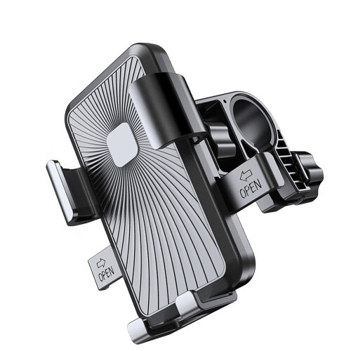 Shockproof Adjustable Motorcycle Phone Holder Anti-Black