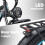 Keteles Keteles K800 electric bicycle, 1000W, 20AH, Blue 2