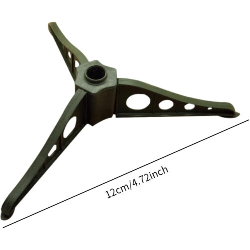 Christmas Tree Stand with 3 Leg Design, Easy Assembly Indoor Artificial Tree Base, Green 1