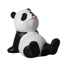 Lustiger Panda-Dekor-Harz-Telefonhalter,- Fauler Panda