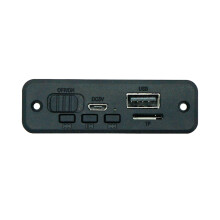Car Audio Bluetooth Amplifier with Lossless Sound, USB Rechargeable Dual Channel Motorcycle Stereo Amp