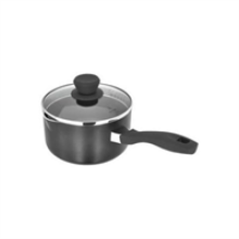 Judge Aura Non Stick Draining Saucepan - Black