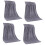 Serviette à cheveux absorbante Extra épaisse, 4 pièces,-gris 1