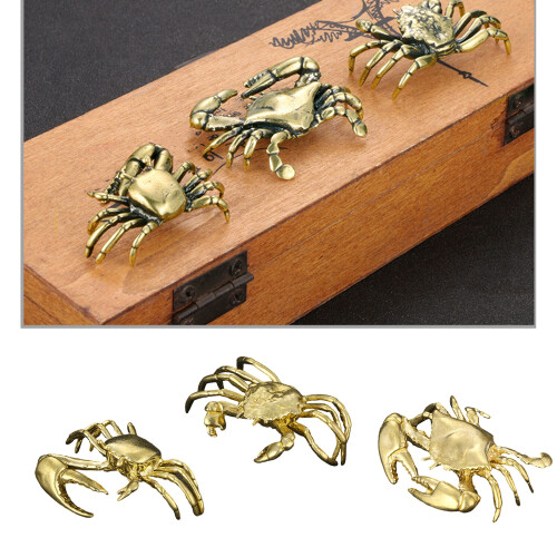 Statue de crabes en laiton, Sculptures d'animaux,-Style A 2