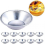 10 Stück Kuchenform Eierkuchen Pasteis De Nata Ofen Backform Runde Puddingform Kuchenwerkzeug (10 Stück) 1