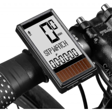 Kabelloser Fahrradcomputer (IPX7 wasserdicht) mit Tachometer, Multifunktions-Kilometerzähler und Solarpanel