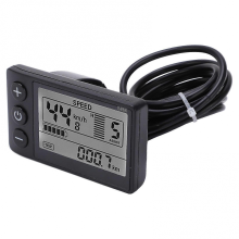 S866 LCD-Display für Elektrofahrräder (24 V, 36 V, 48 V) und Elektroroller mit SM-Stecker